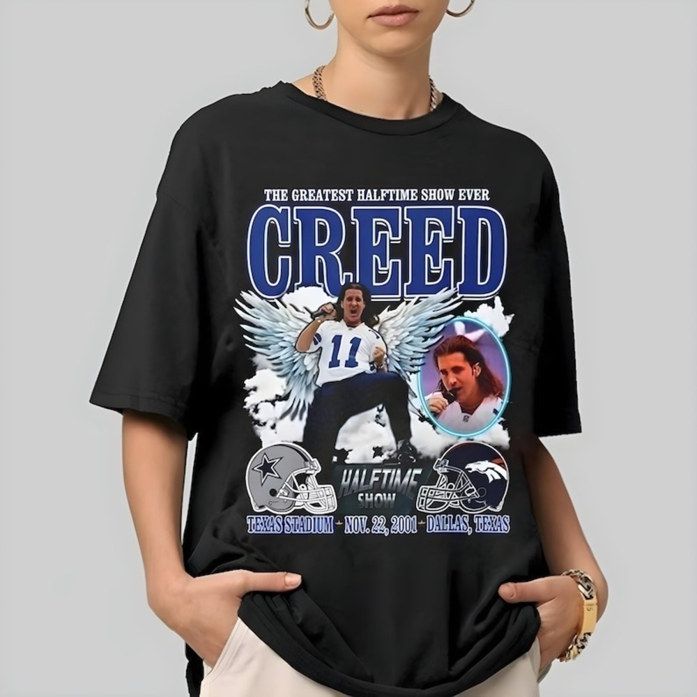 Creed Band Fan Summer Of 99 Concert The Greatest Halftime Show Ever Creed Shirt